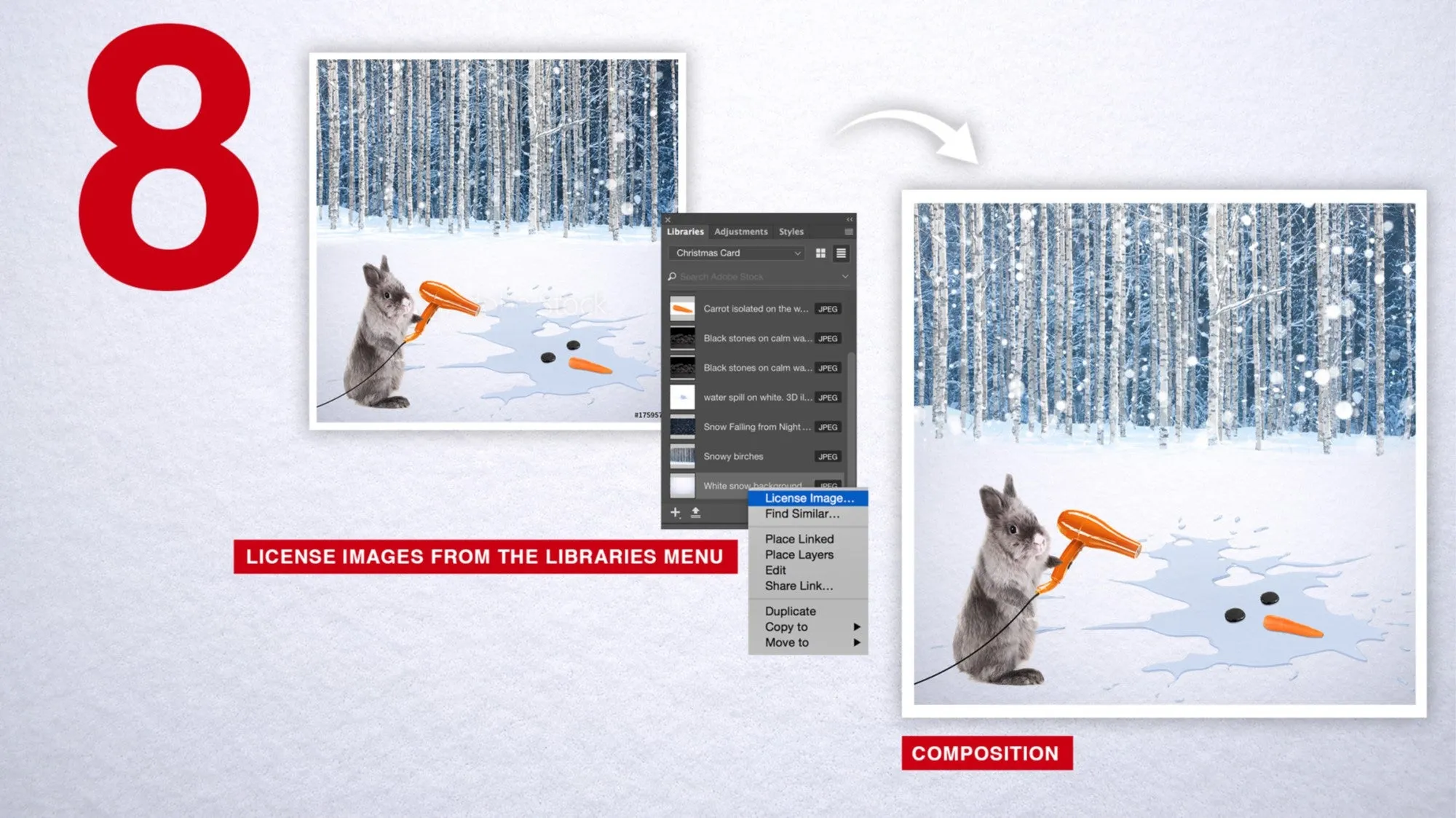 Lizenzierung von Bildern direkt in Photoshop