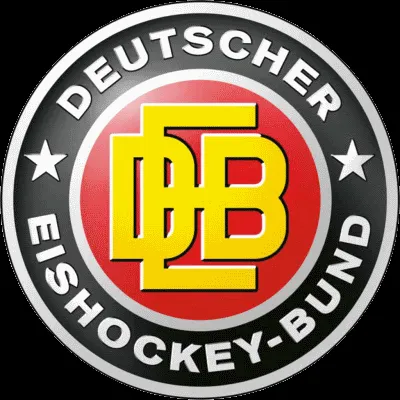 Logo des Deutschen Eishockey-Bundes (DEB), der Dachorganisation des deutschen Eishockeysports.