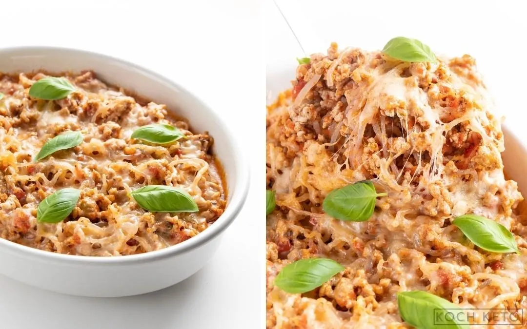 Low Carb Bolognese Auflauf