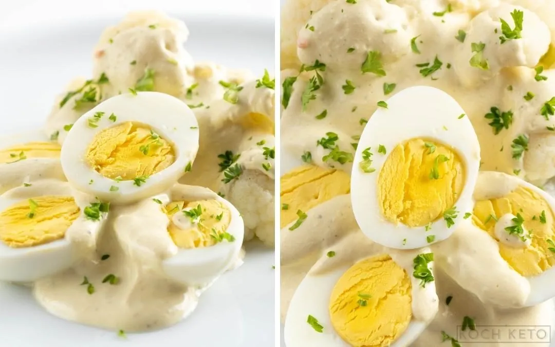 Low Carb Eier in Senfsauce