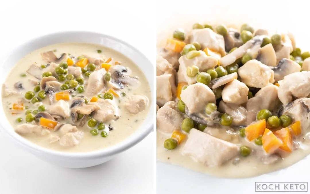 Low Carb Hühnerfrikassee