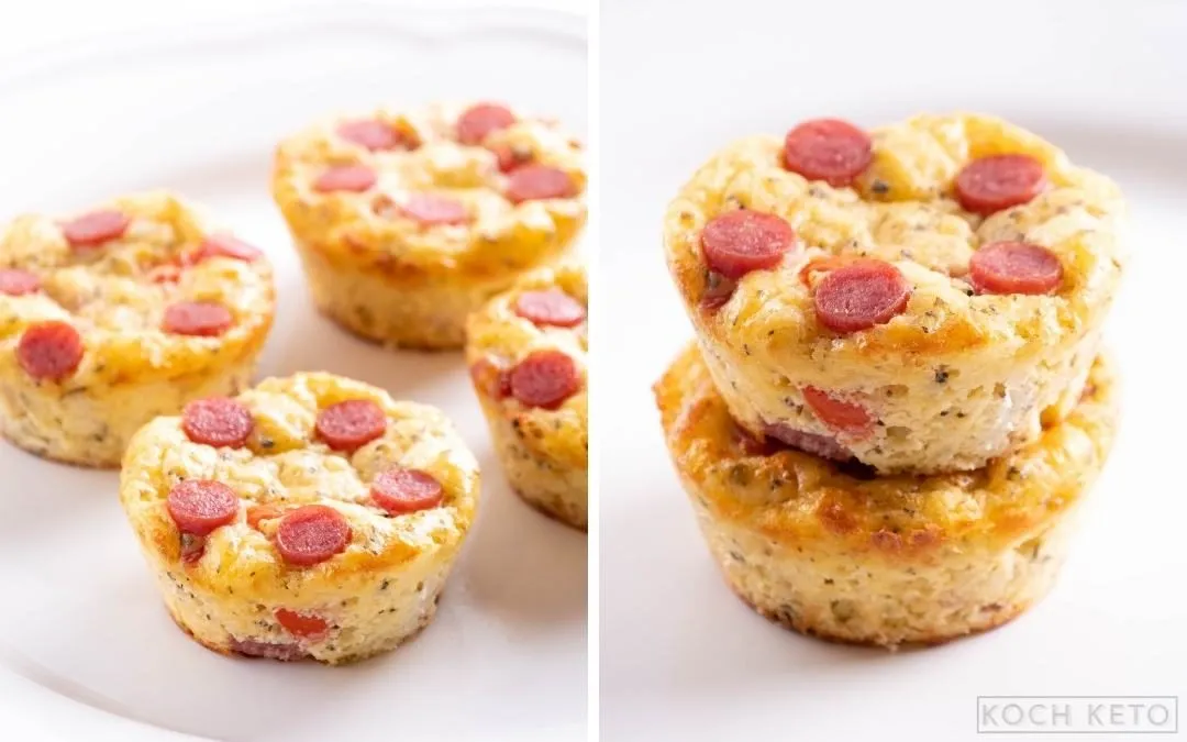 Low Carb Pizza Muffins