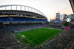 Lumen Field in Seattle, USA, bereitet sich auf die Spiele der FIFA Weltmeisterschaft 2026 vor