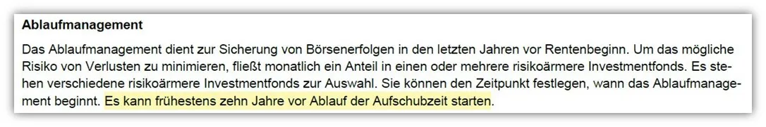 LV 1871 Rentenversicherung Ablaufmanagement