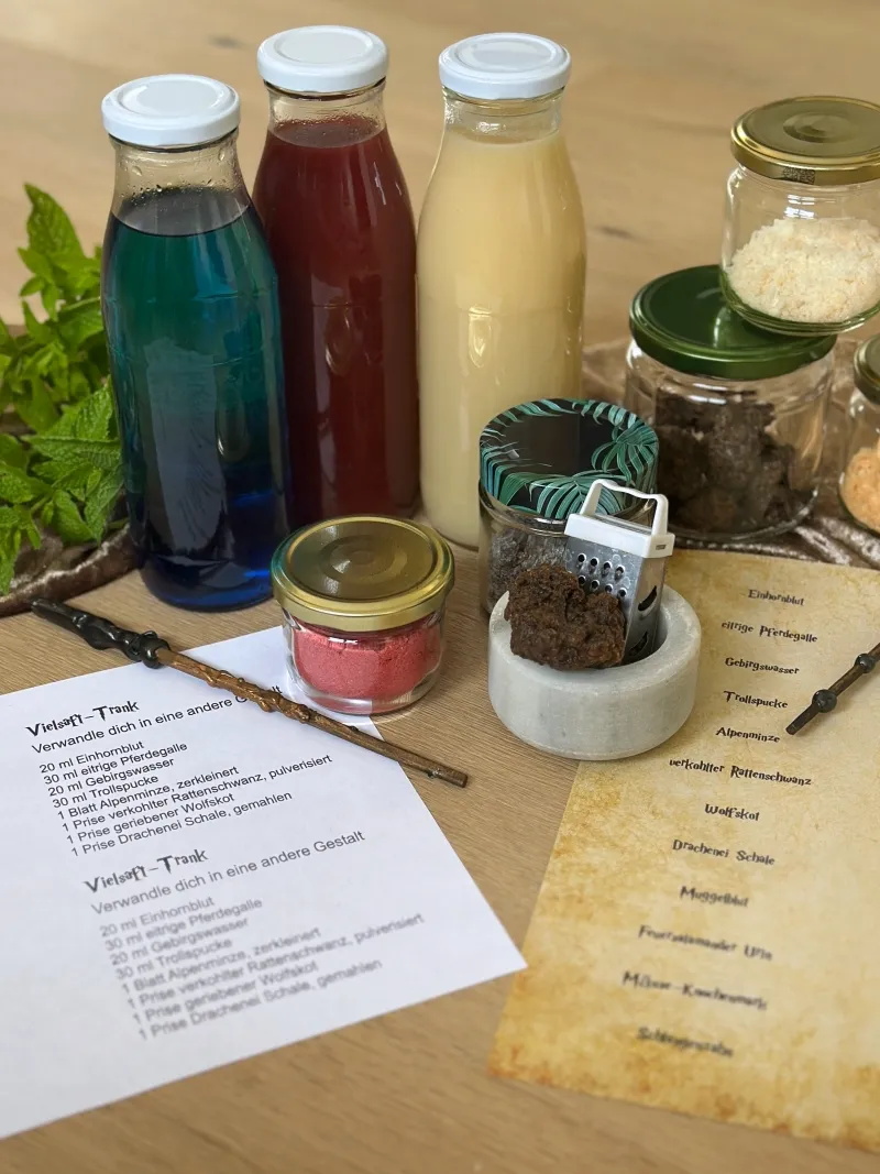 Magische Harry Potter Zaubertränke zum Selbermachen