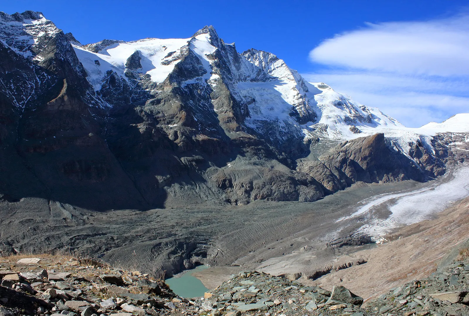 Majestätischer Großglockner in den Hohen Tauern, Österreich, ein alpiner Urlaubsort für Wanderer