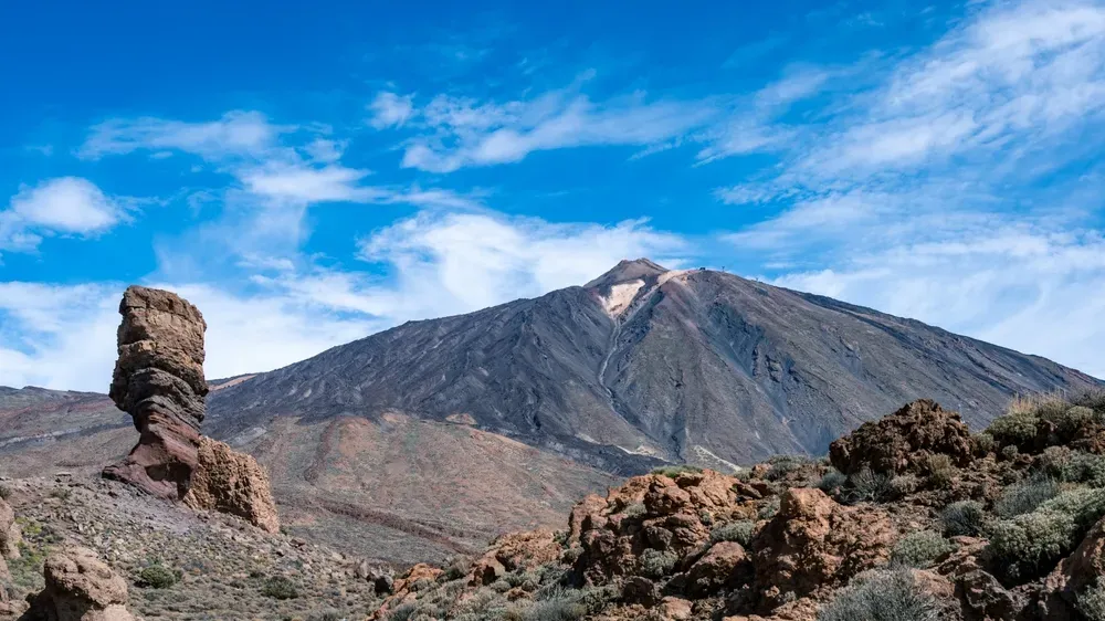 Majestätischer Teide Vulkan im Nationalpark Teneriffa, ideal für Abenteuer mit Kindern