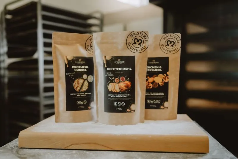 Mehlmischungen in der Backstube