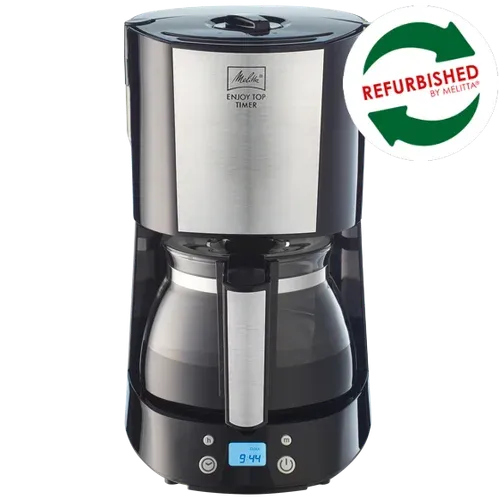 Melitta Enjoy Top Timer Filterkaffeemaschine in Schwarz, refurbished, zum Outlet-Sonderpreis.