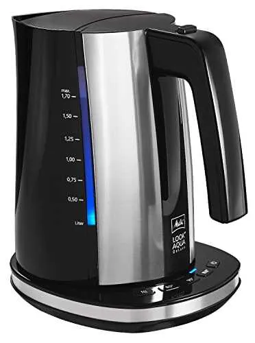 Melitta Look Aqua DeLuxe Wasserkocher: Temperaturwahl und Warmhaltefunktion
