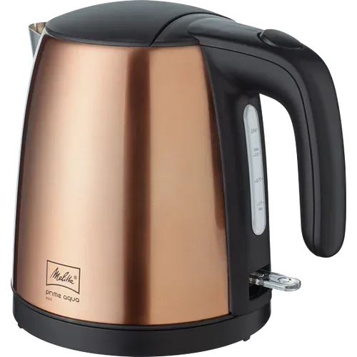 Melitta Prime Aqua mini Wasserkocher in edlem Kupfer-Ton, ein Highlight aus unserem Outlet.