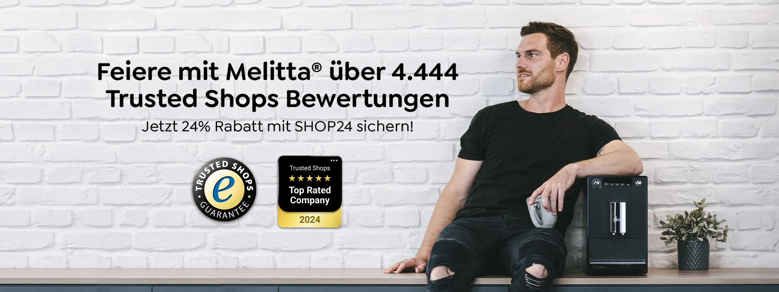 Melitta Trusted Shop Aktion mit 24% Rabatt