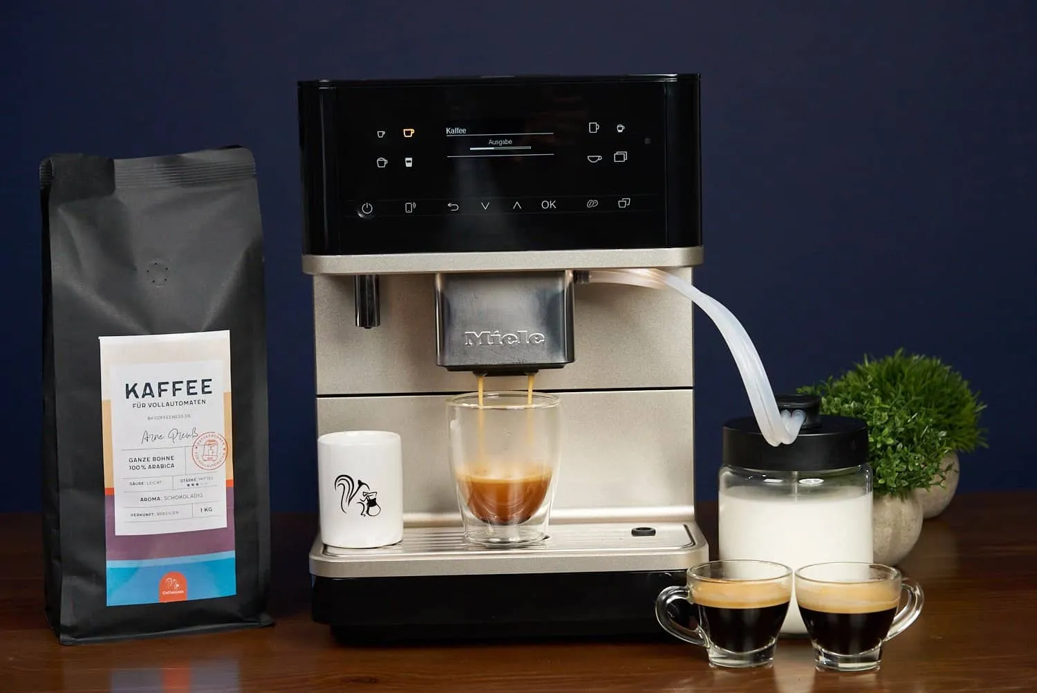 Miele CM 6360 Kaffee beziehen