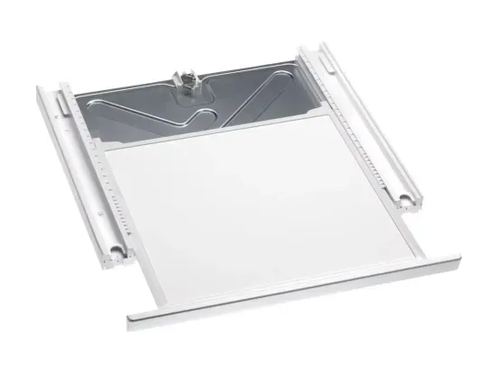 Miele WTV 407 Zwischenbausatz mit integrierter Arbeitsplatte für Miele Waschmaschinen mit schräger Blende und kompatible Trockner