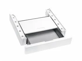 Miele WTV 511 Wasch-Trocken-Verbindungssatz mit ausziehbarer Schublade, Chrome Edition kompatibel