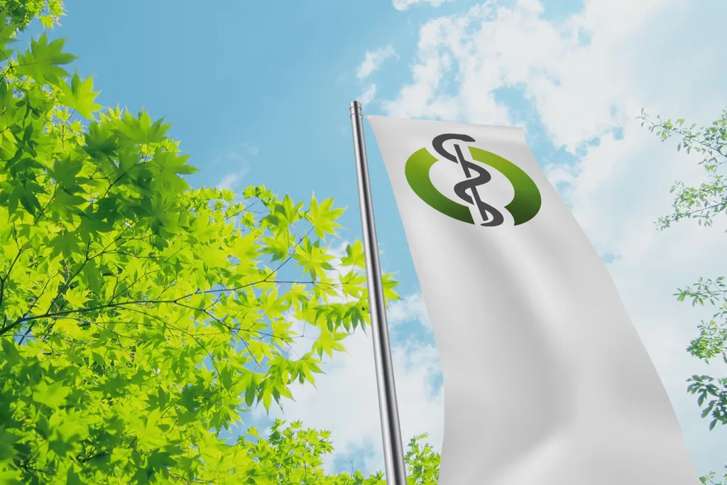 Montage verschiedener Aspekte der Gesundheitsversorgung, die die ganzheitliche Bedeutung der Ernährung für das Wohlbefinden im Krankenhaus unterstreicht.