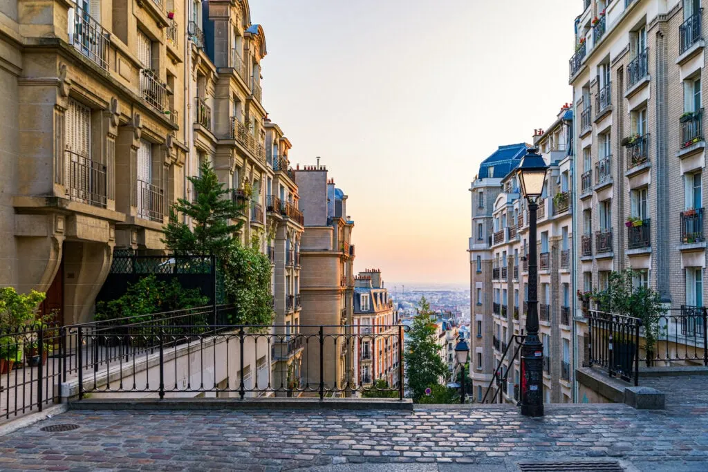 Morgendliche Stimmung in Montmartre, Paris