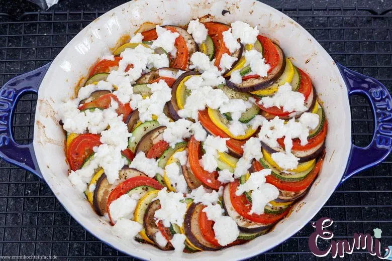 Mozzarella überbacken - www.emmikochteinfach.de