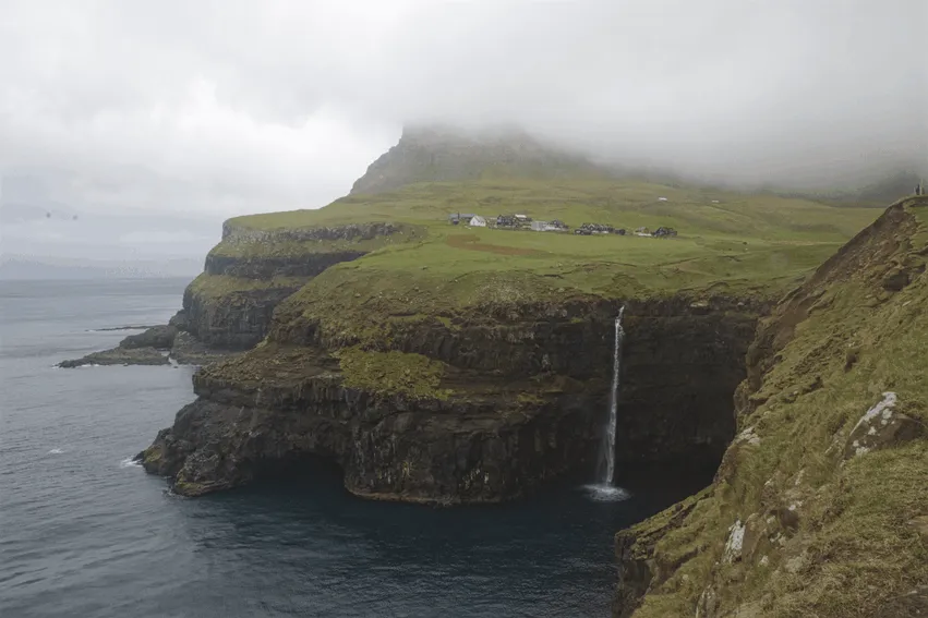 Múlafossur Wasserfall