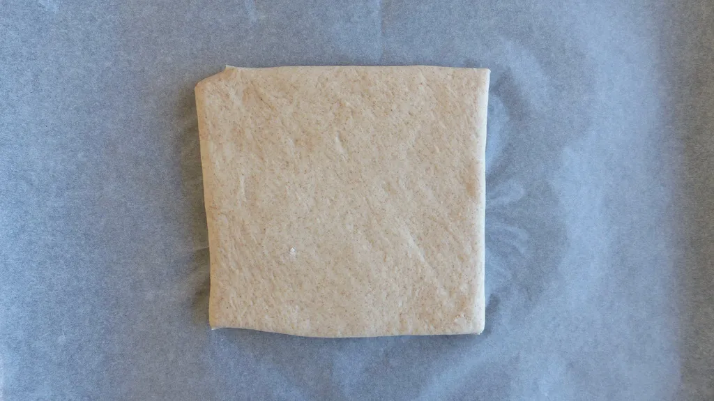 Nahaufnahme von geschnittenen Brotwürfeln für Fondue