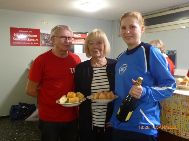 Neujahrsturnier 2020: Gemeinsamer Jubel über einen gelungenen Punkt