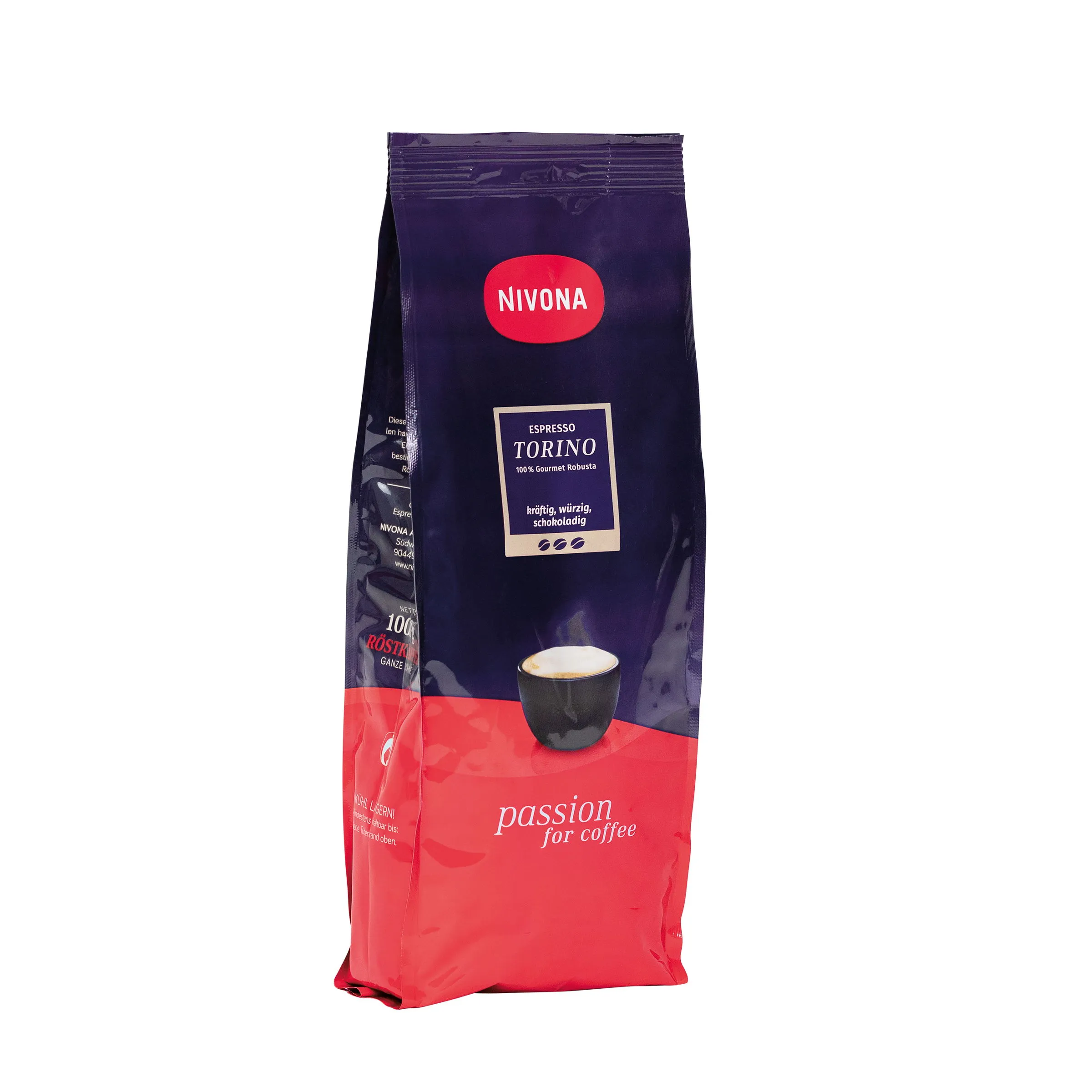 NIT 1000 Caffé Torino Espressobohnen 1kg, Verpackungseinheit: 12er-Pack/Karton