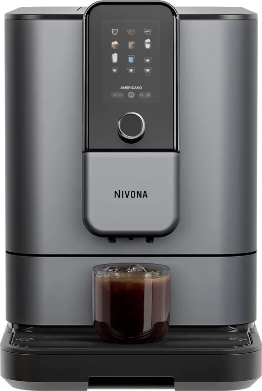 NIVO 8107 Kaffeevollautomat für Espresso, Kaffee, Cappuccino, Latte Macchiato, Caffè Americano, und Cold Brew Alternative