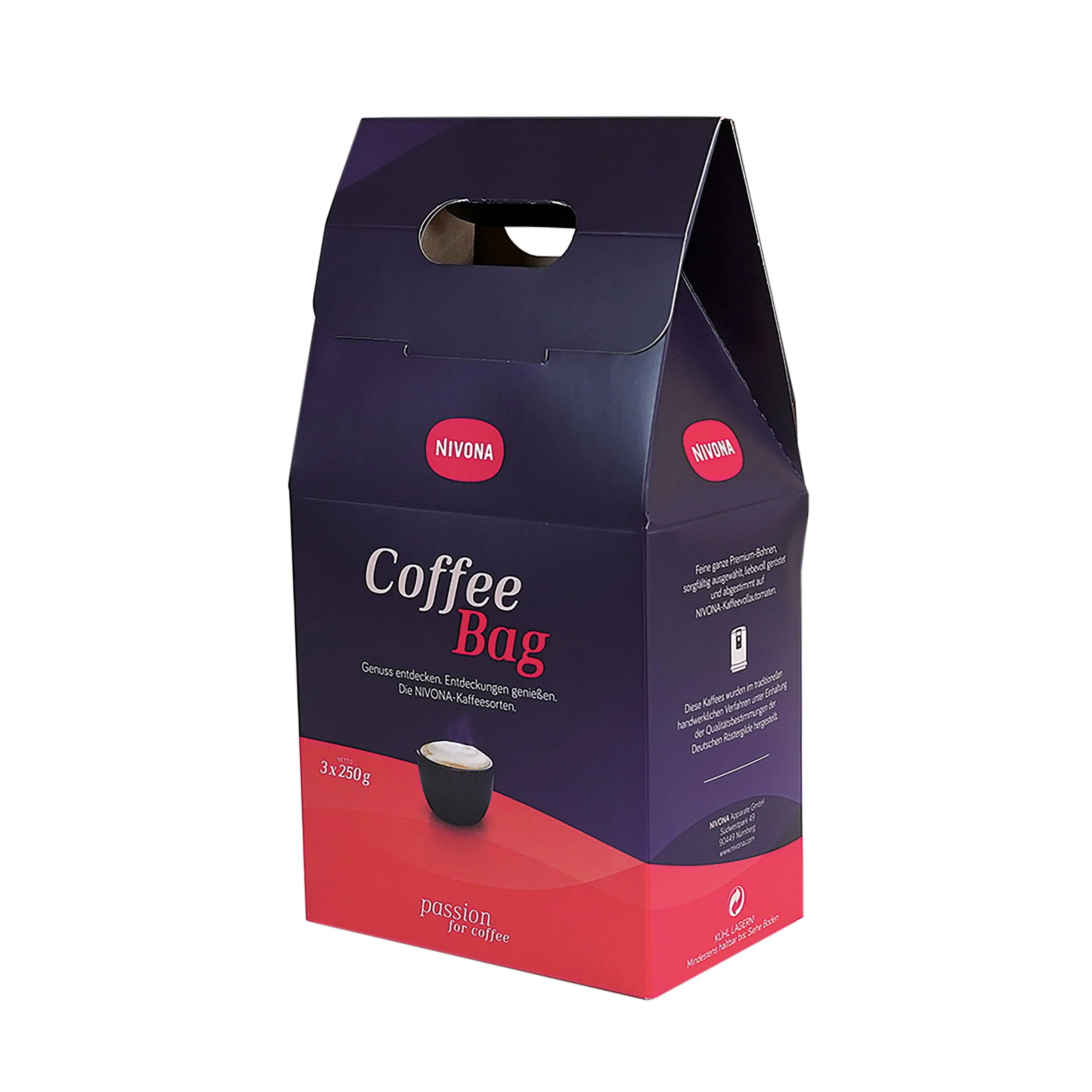 NIVONA CoffeeBag NIBG 750 Probierpaket Kaffeebohnen