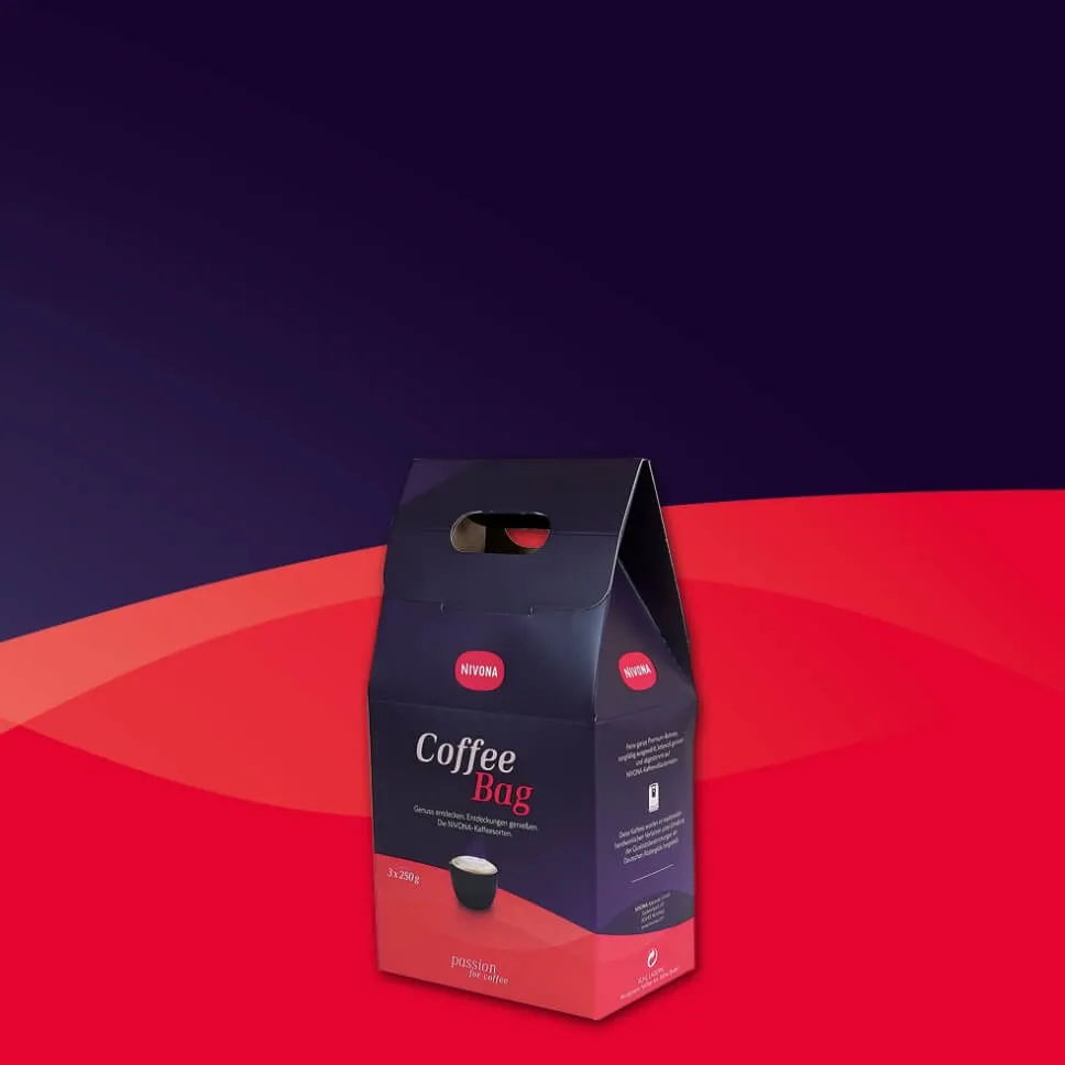 NIVONA Kaffeebohnen in einer eleganten Verpackung