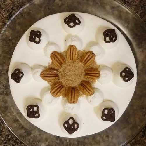 Nuss-Sahne-Torte Teigschichten