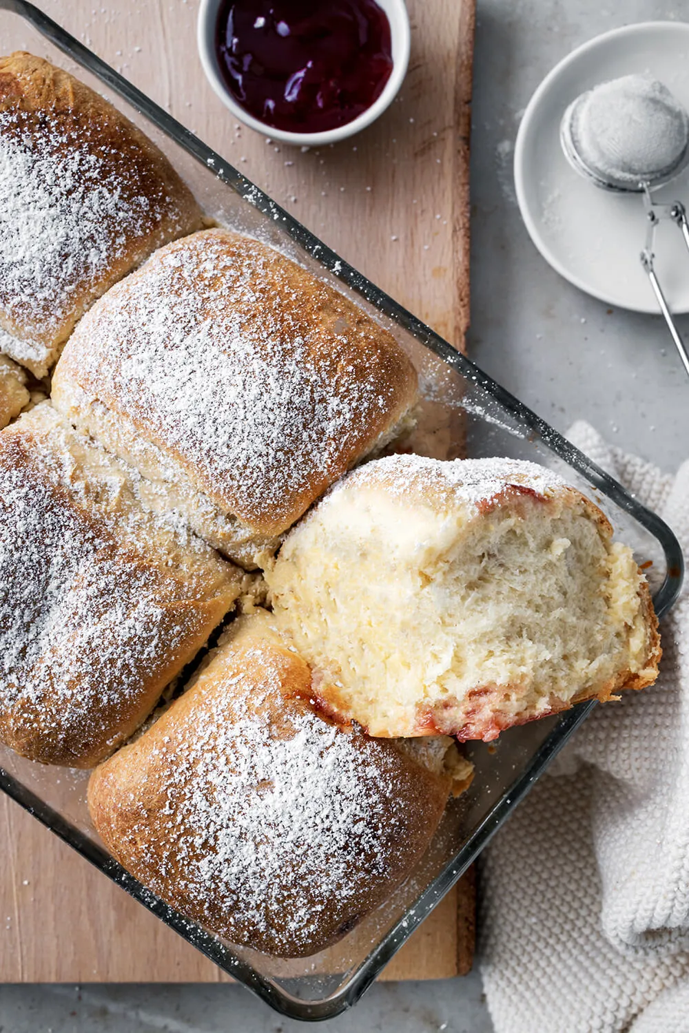 Ofenberliner in der Auflaufform