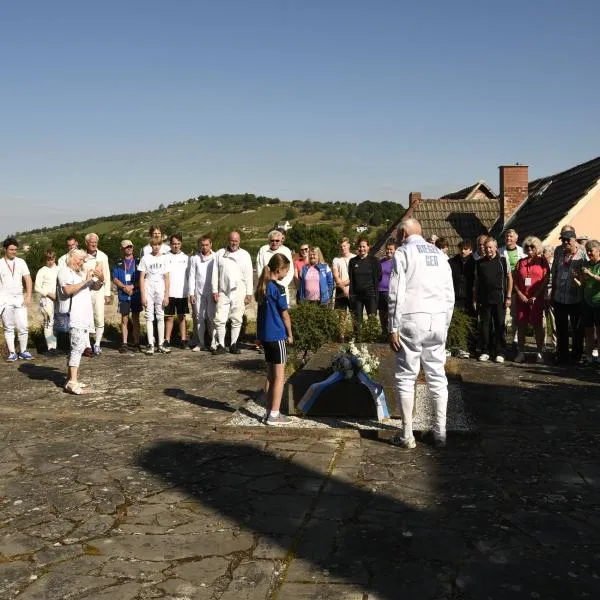 Offizielle Eröffnung der Jahnmehrkampfe durch Norma Henkel