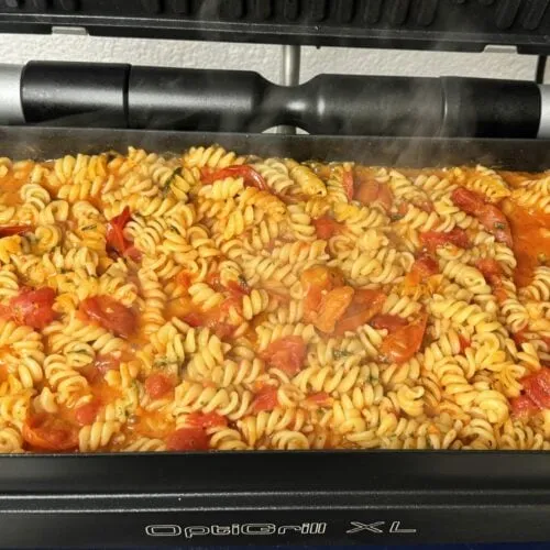 One-Pot-Pasta zubereitet im OptiGrill