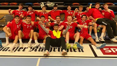 Österreichs U21-Team bei der Vorbereitung auf die Handball-WM