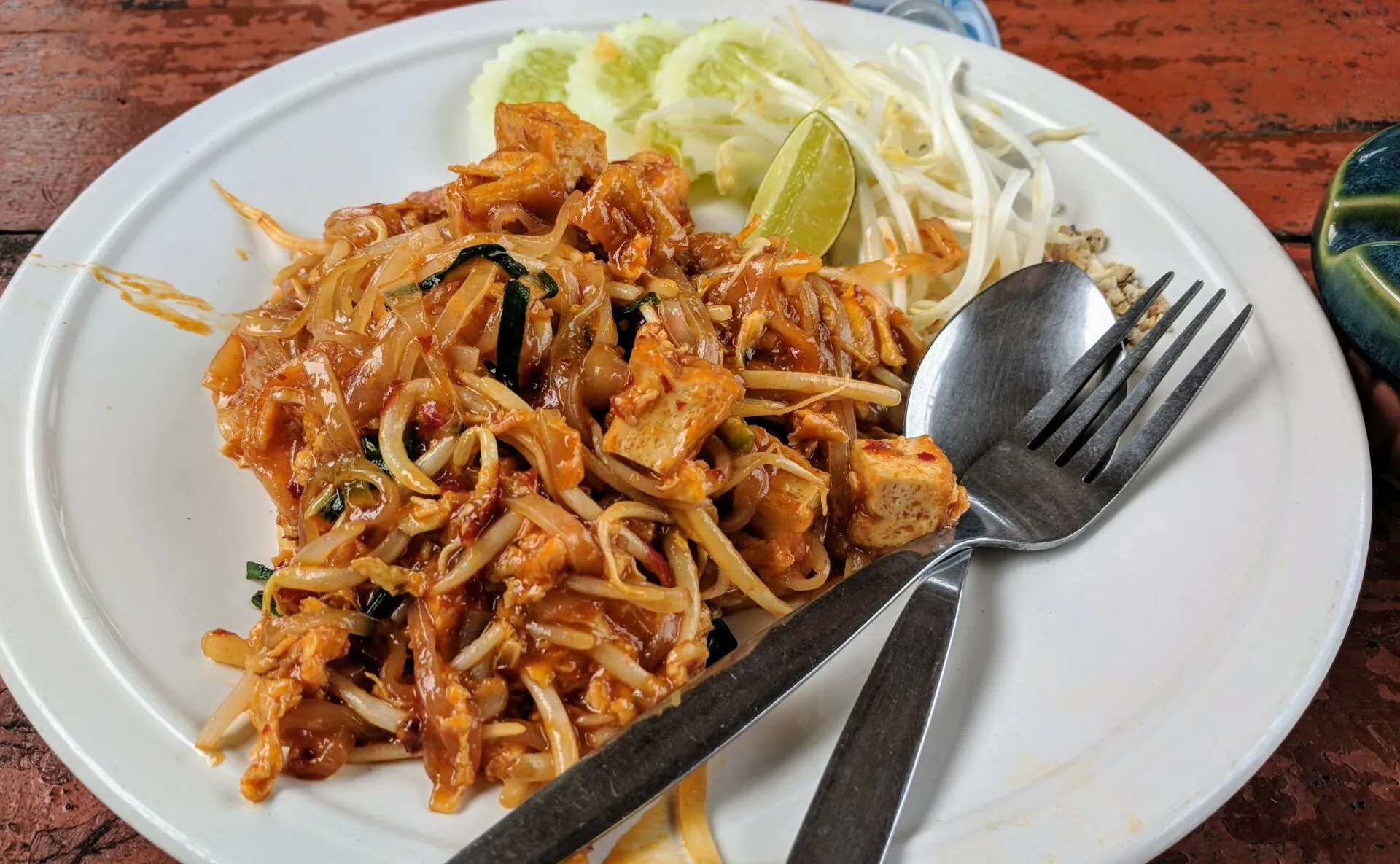 Pad Thai Version auf Koh Samui