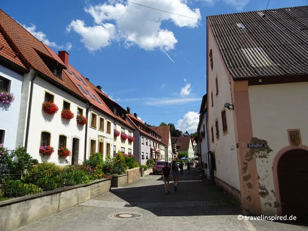 Panoramaansicht des Dorfes Velden im Nürnberger Land