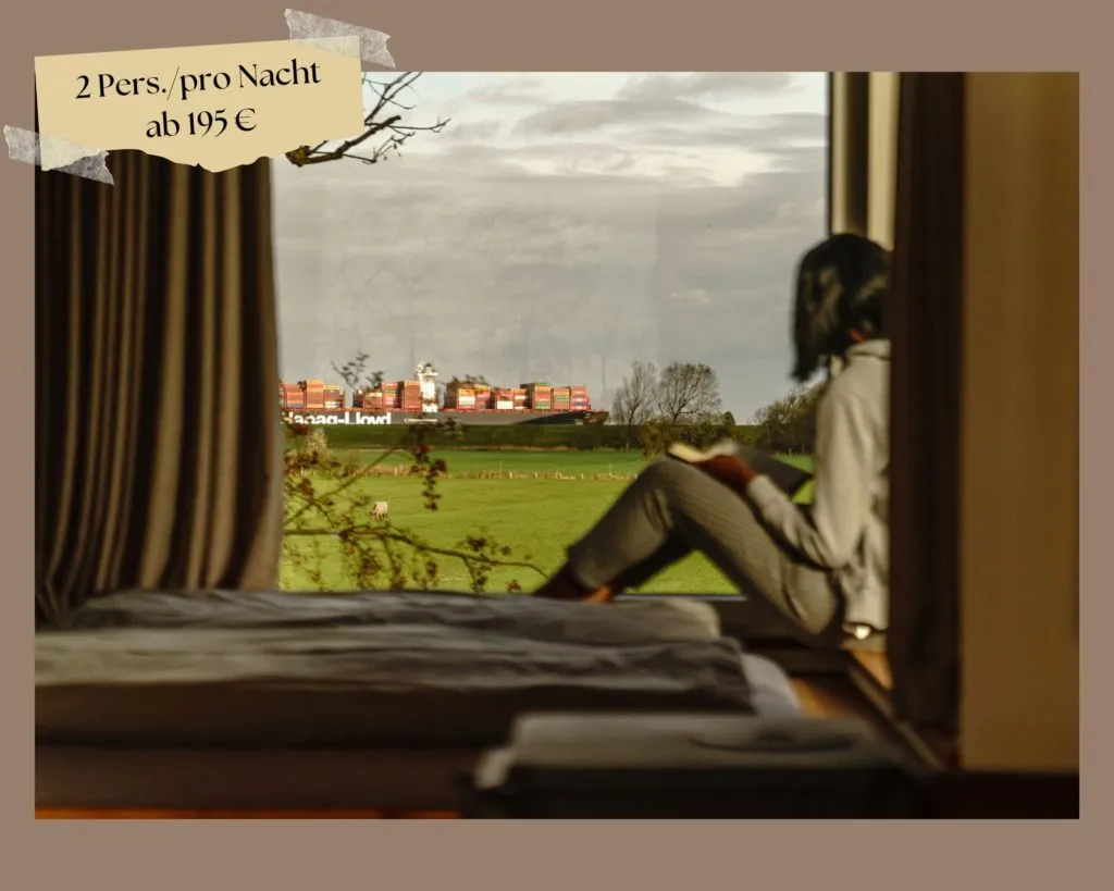 Panoramablick vom Baumhaushotel in Norddeutschland