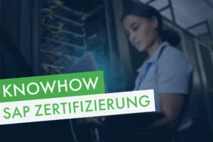Person bei der Prüfung für SAP Anwenderzertifizierung