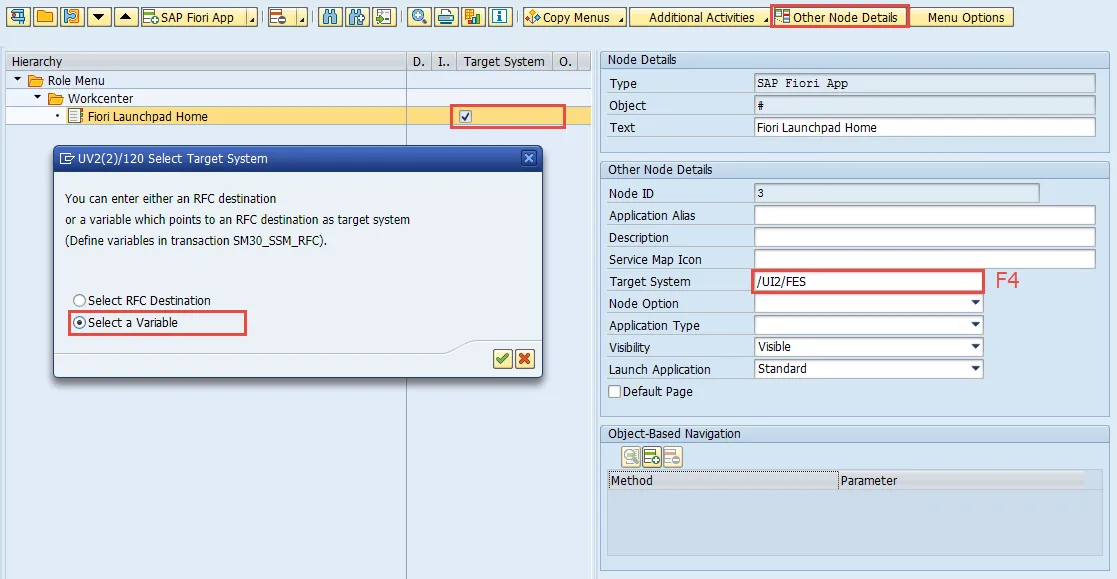 PFCG SSM_RFC Tabelle zur System-Alias-Zuordnung