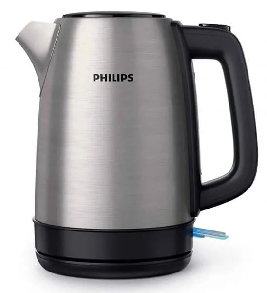 Philips HD9350/90 Wasserkocher: Edelstahlkocher mit austauschbarem Kalksieb