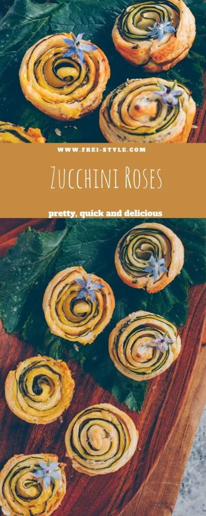 Pinterest-Pin: Sammlung von Zucchini Rezepten für den Sommer aus dem eigenen Garten