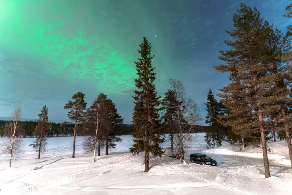 Polarlichter in Lappland