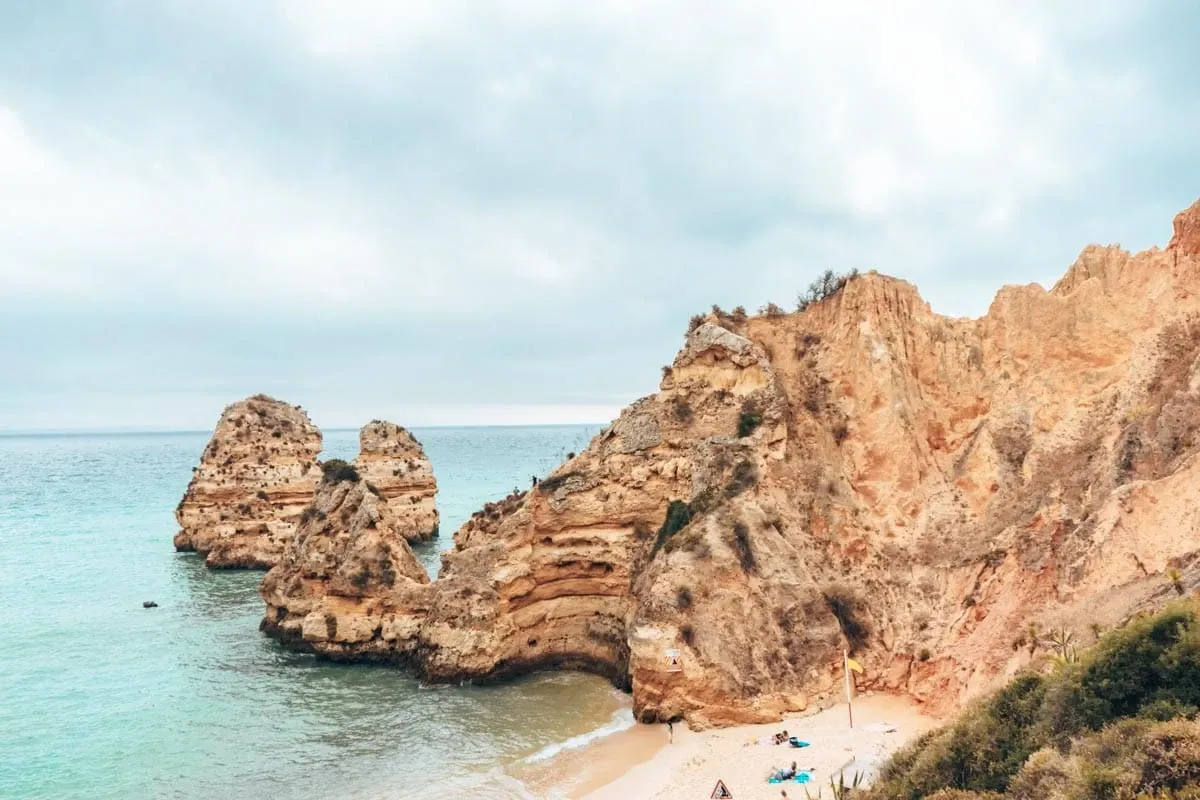 portugal algarve bei sonnenuntergang