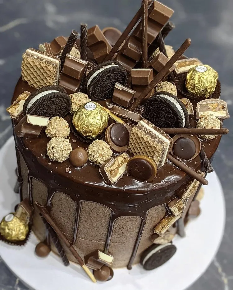 Pralinen Torte, Schokoladenexplosion, Geburtstagstorte