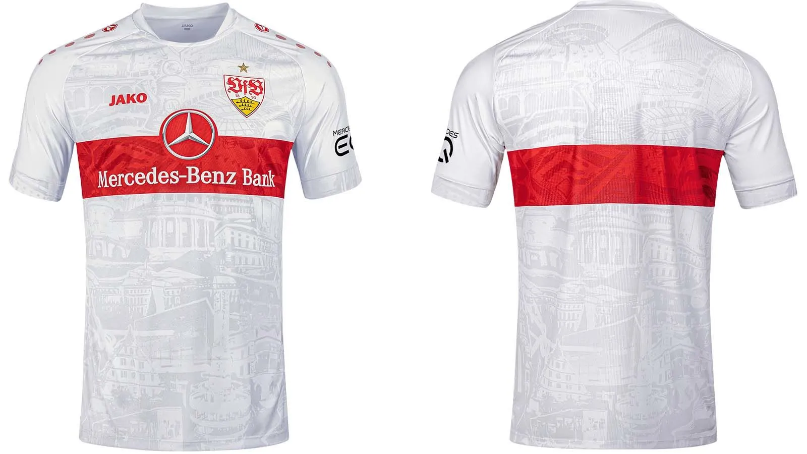 Präsentation des kompletten VfB Trikot 22 23 Heimtrikots für die neue Saison