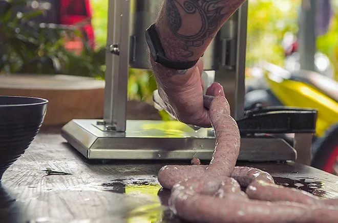 Professioneller Wurstfüller für die Herstellung von Bratwurst Rezepte