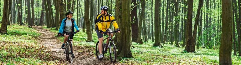 Radfahrer in Gruppenfahrt