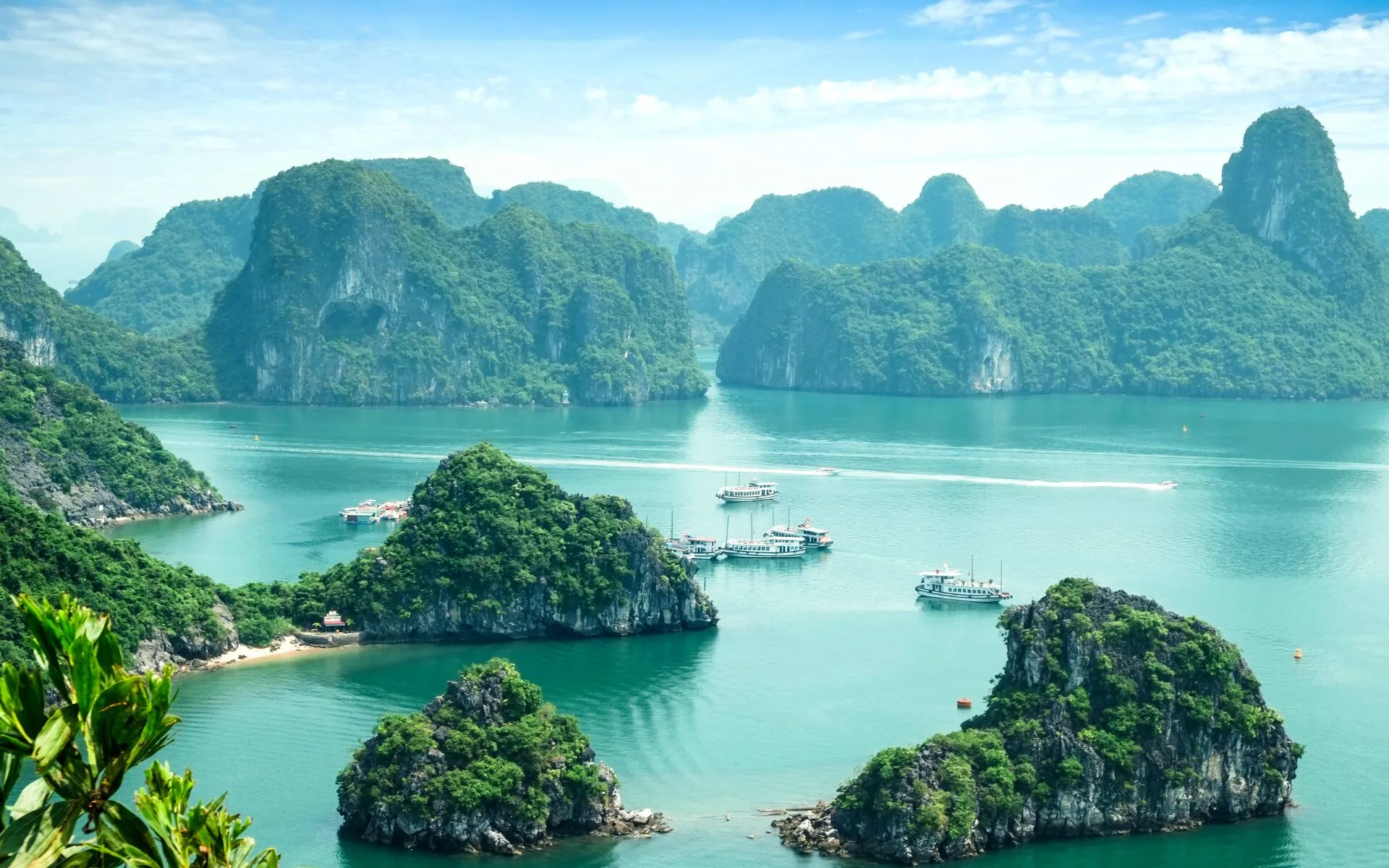 Reisfelder und Berge in der Region Sapa, Vietnam