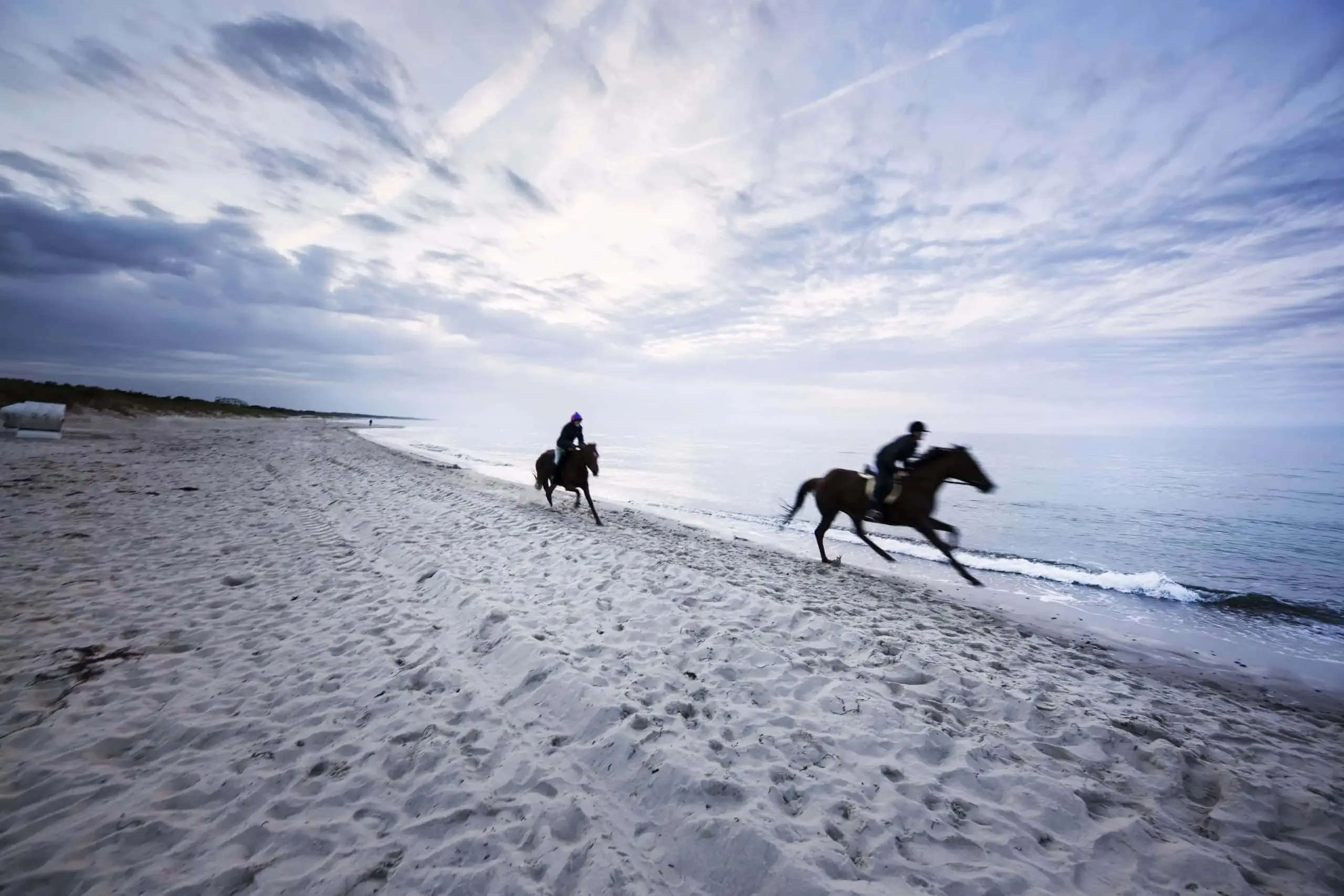 Reiter am Ostseestrand