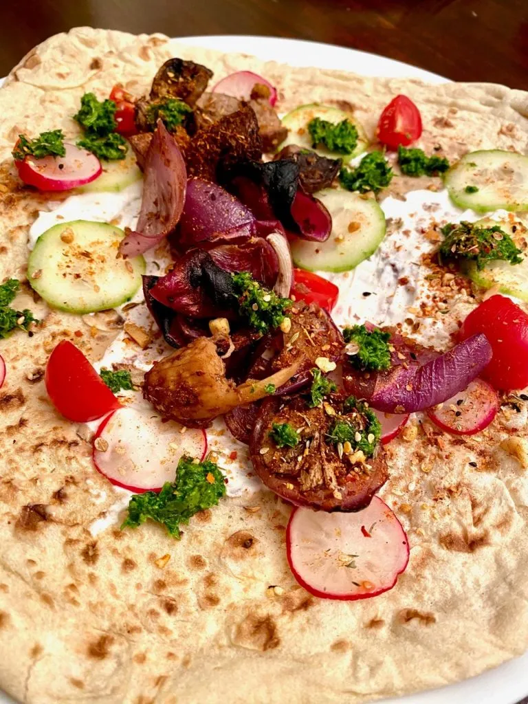 Rezept Schawarma mit Pilzen nach Jamie Oliver